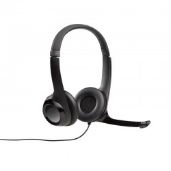 AURICULARES + MICROFONO LOGITECH H390 BLACK