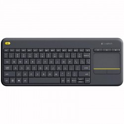 TECLADO LOGITECH K400 RF WIRELESS BLACK