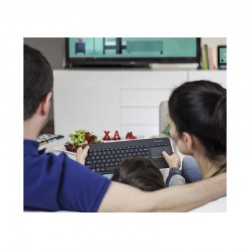 TECLADO LOGITECH K400 RF WIRELESS BLACK