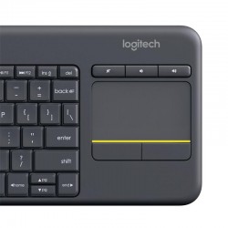 TECLADO LOGITECH K400 RF WIRELESS BLACK