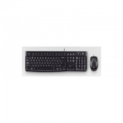 TECLADO + RATON LOGITECH MK120 USB BLACK