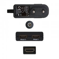 CONMUTADOR DUPLICADOR HDMI NANOCABLE 2 CONECTORES