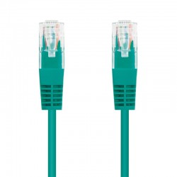 CABLE DE RED CAT.6 UTP 0.5M NANOCABLE GREEN