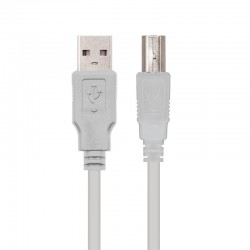 CABLE USB IMPRESORA AM/BM 4.5M NANOCABLE WHITE