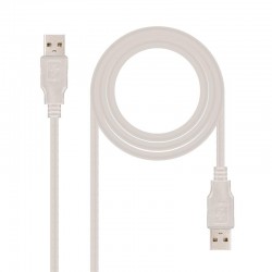 CABLE USB 2.0 TIPO AM-AM 2M NANOCABLE