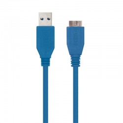 CABLE USB 3.0 AM MICRO BM 2M NANOCABLE BLUE