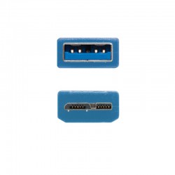 CABLE USB 3.0 AM MICRO BM 2M NANOCABLE BLUE