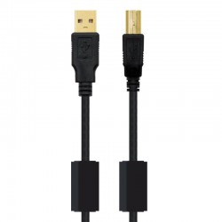 CABLE USB IMPRESORA 2.0 AM/BM 3M HQ C NANOCABLE