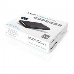 CAJA EXTERNA TOOQ TQE-2526B HDD 2.5 USB 3.0