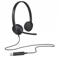 AURICULARES+ MICROFONO LOGITECH H340 USB BLACK