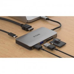 DOCK HUB USB D-LINK 6 EN 1 DUB-M610 USB-C