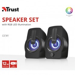 ALTAVOCES TRUST GEMI RGB 2.0 BLACK