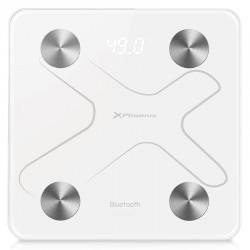 BASCULA DE BAÑO PHOENIX BLUETOOTH WHITE