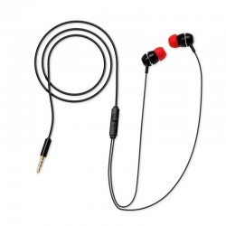 AURICULARES + MICROFONO PHOENIX URBAN JACK BLACK