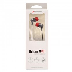 AURICULARES + MICROFONO PHOENIX URBAN JACK BLACK