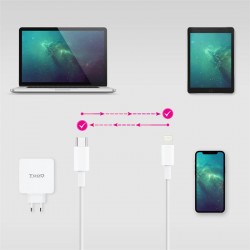 CABLE LIGHTNING A USB-C NANOCABLE 1M