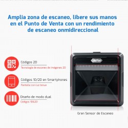 LECTOR AVPOS CODIGOS AVPOS BP900 OMNIDIRECCIONAL USB 1D + 2D + QR