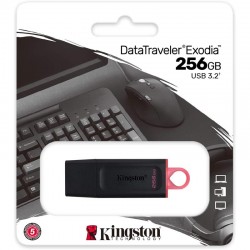 PEN DRIVE 256GB KINGSTON USB 3.2 BLACK