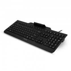 TECLADO + LECTOR CHIP DNI CHERRY KC1000 USB BLACK