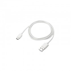 CABLE USB USB-C MACHO A USB A MACHO 0.5M 3A WHITE