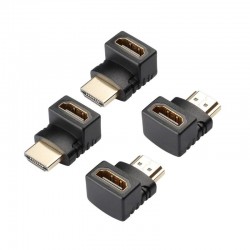 ADAPTADOR HDMI HEMBRA A HDMI MACHO ACODADO 90º A/H-A/M