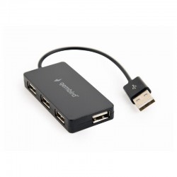 HUB USB GEMBIRD 4 PUERTOS USB 2.0 BLACK