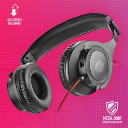 AURICULARES + MICROFONO DUAL NGS HEADPHONE CROSS TRAIL