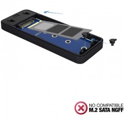 CAJA EXTERNA TOOQ M.2 NVME SSD SATA M2 USB 3.1