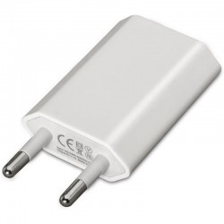 CARGADOR SMARTPHONE AISENS USB 5V-1A WHITE