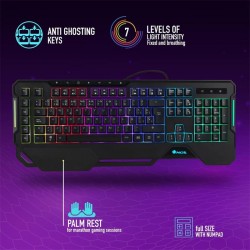 TECLADO NGS GKX-450 GAMING USB RGB