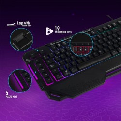 TECLADO NGS GKX-450 GAMING USB RGB