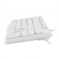 TECLADO NATEC NAUTILUS SLIM LAYOUT USB WHITE