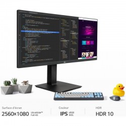 MONITOR LG 29 WFHD ULTRAWIDE HDMI DP BLACK