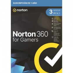 NORTON 360 FOR GAMERS 50GB ES 1 USER 3 DEVICE 1 AÑO L. ELECTRONICA