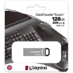 PEN DRIVE 128GB KINGSTON USB 3.2 SILVER