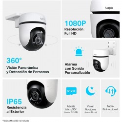 CAMARA IP TP-LINK TAPO C500 WIFI 360º FHD IP65 MOTORIZADA EXTERIOR