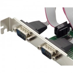 TARJETA CONCEPTRONIC PCI-EX 2 PUERTOS SERIE LOW PROFILE