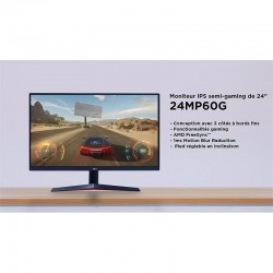 MONITOR LG 24 LED IPS FHD HDMI DP GAMING VESA BLACK