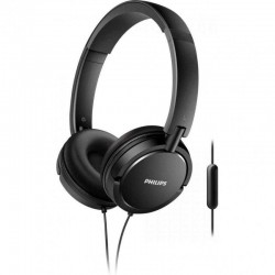 AURICULARES + MICROFONO PHILIPS SHL5005 JACK 3.5 BLACK