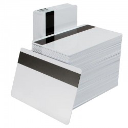 TARJETAS BLANCAS PVC 0.76MM BANDA MAGNETICA ( PACK 500 UDS )