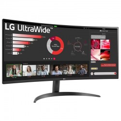 MONITOR LG 34 WQHD CURVO ULTRAWIDE HDMI DP BLACK