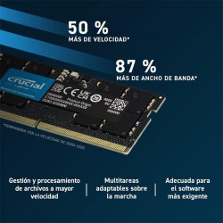 MEMORIA SODIMM 16GB CRUCIAL DDR5 4800MHZ