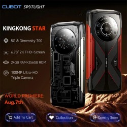 COMANDERO PDA SMARTPHONE CUBOT KING KONG STAR 6.78 12G/256G/5G/NFC/RUGE R