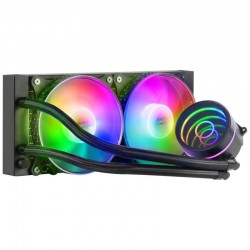 REFRIGERACION LIQUIDA CPU MARS GAMING ARGB 240MM BLACK