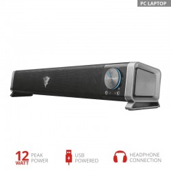 ALTAVOCES TRUST GTX618 ASTO PC SOUNDBAR BARRA DE SONIDO