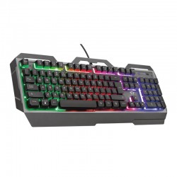 TECLADO TRUST GAMING GXT856 TORAC METALICO USB RGB