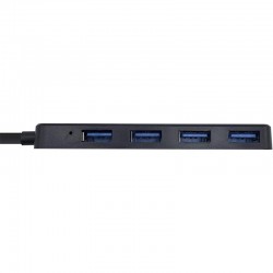 HUB USB AISENS 4 PUERTOS USB 3.0 BLACK