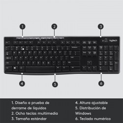 TECLADO LOGITECH K270 WIRELESS