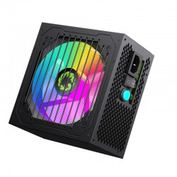 FUENTE DE ALIMENTACION GM 800W GAMING RGB 85+ APFC BRONZE SEMI MODULAR