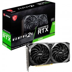 TARJETA DE VIDEO MSI RTX3060 VENTUS 2X OC 12GB DDR6